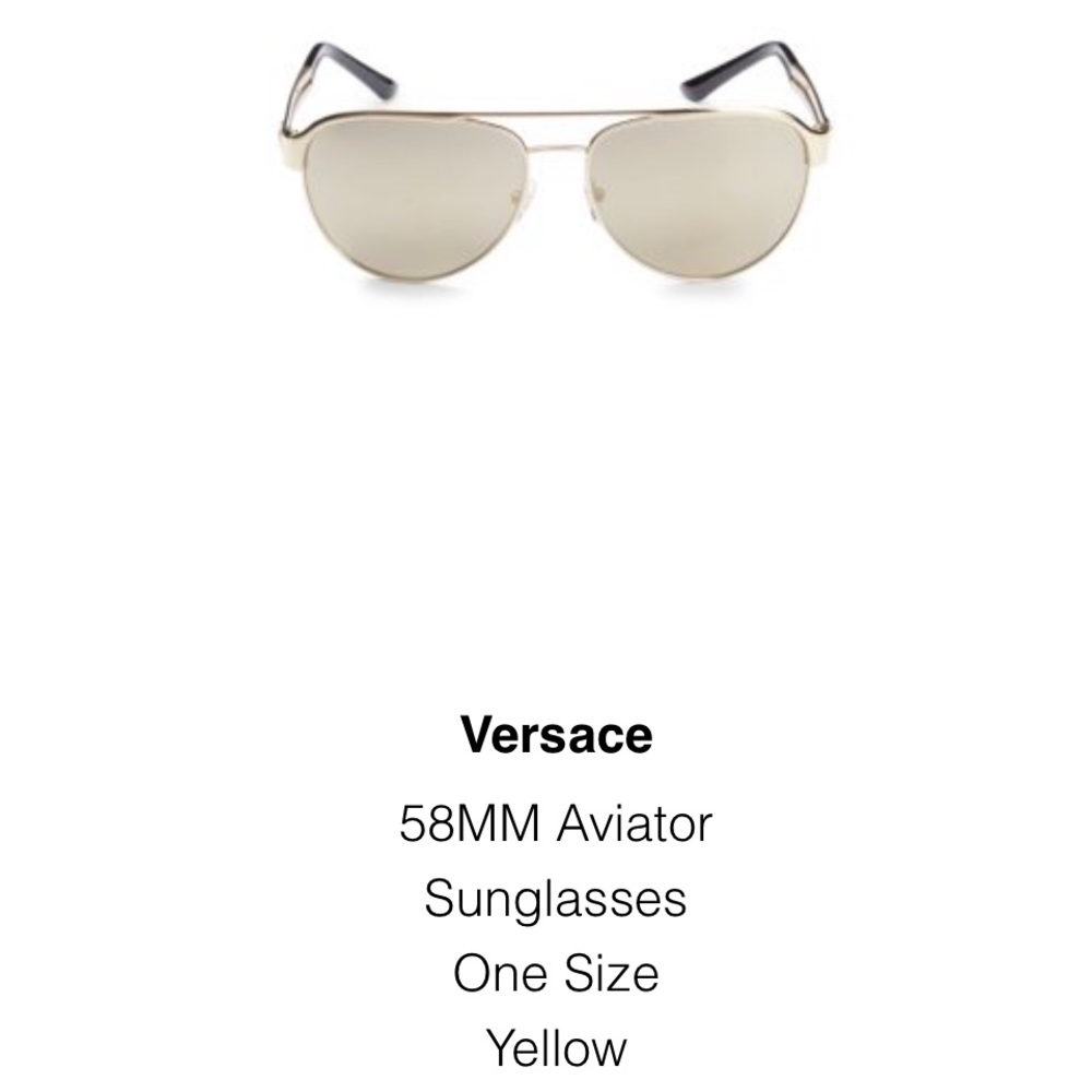 Versace Aviator Sunglasses